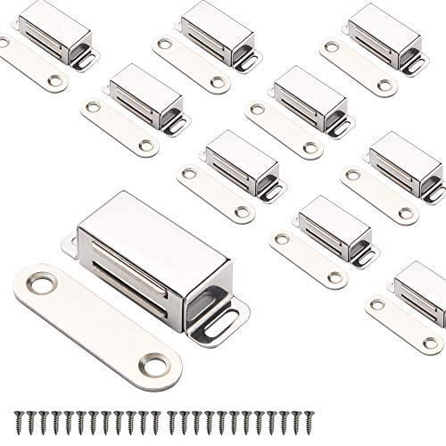 Lot 10 20 Magnetic Door Catches Cupboard Wardrobe Kitchen Cabinet Latch Catch US 